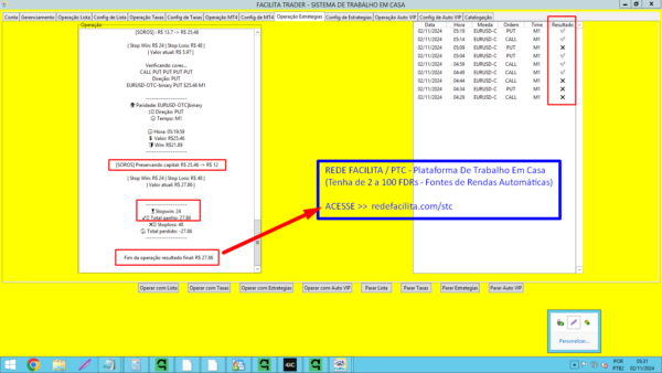 PLATAFORMA AUTOMÁTICA ROBOCLUB TRADER - 5 ROBÔS + CATALOGADOR DE SINAIS - IQ OPTION > Ganhe Dinheiro Todo Dia! (Usando-Postando-Revendendo-Fazendo Rede) - Image 13